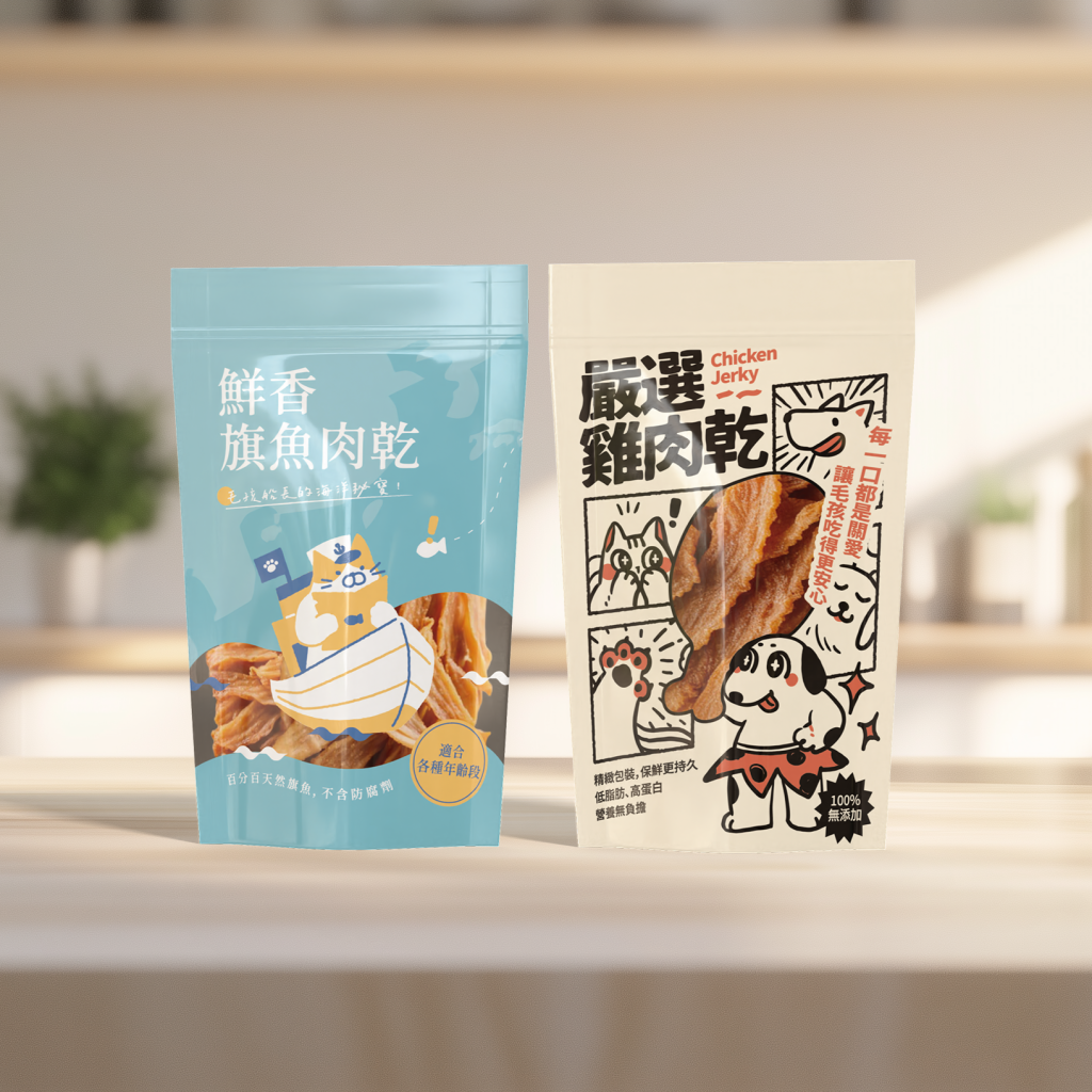 包裝袋設計；包裝袋印刷；包裝設計